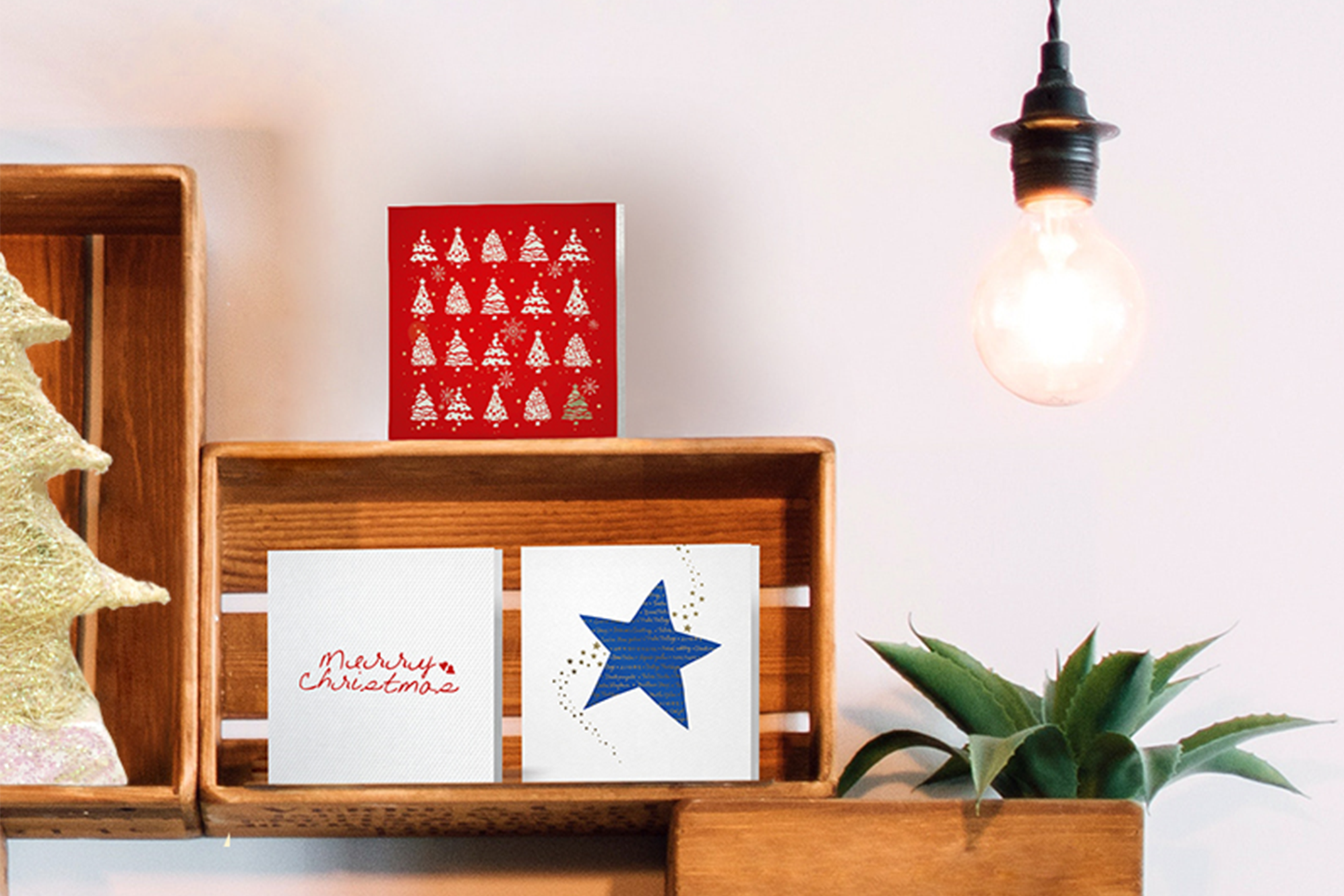 Diseño y producción de tarjetas de Navidad para empresas y particulares